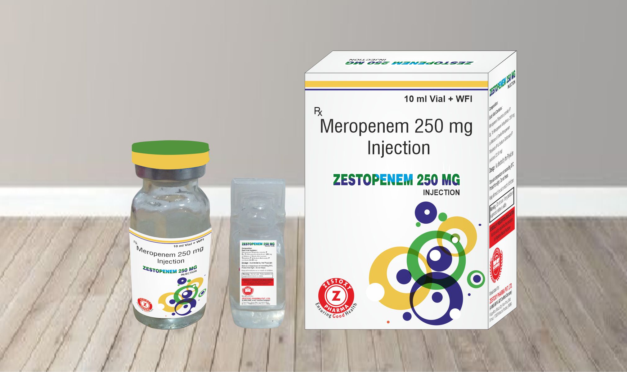 ZESTOPENEM 250 MG INJECTION